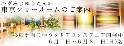 ハグみじゅうたん 東京ショールーム