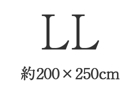 LL（約200×250cm）