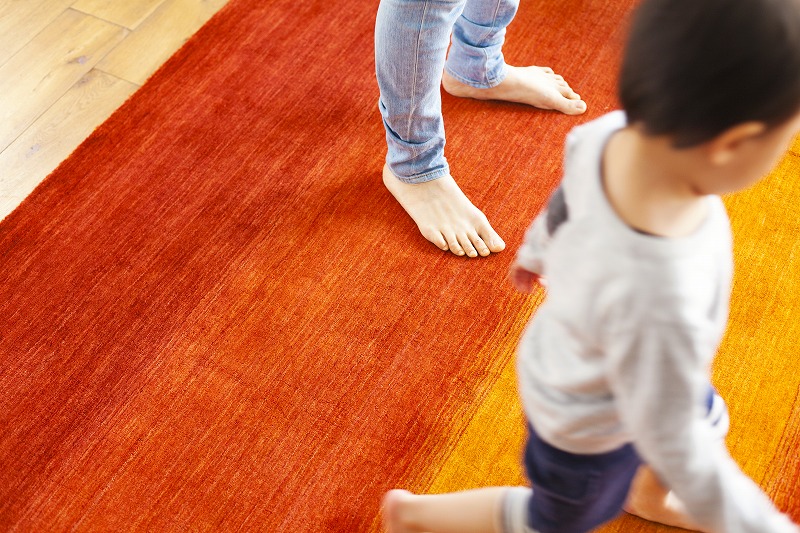 床暖房対応の絨毯